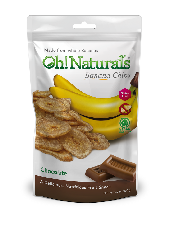 Chocolate Banana Chips (12 bags)