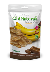 Chocolate Banana Chips (12 bags)