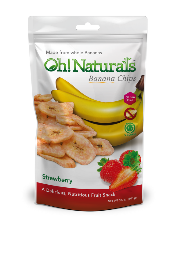 Strawberry Banana Chips (12 bags)